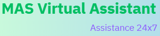MAS Virtual Assistant